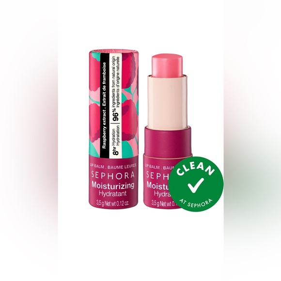 SEPHORA COLLECTION Moisturizing Lip Balm in Raspberry 3.5 g Full Size - Picture 1 of 8
